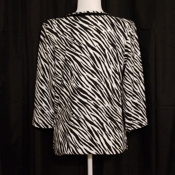 Westbound zebra print knit blouse - Picture 5 of 7